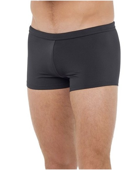 Boxer-de-bain-HOM-Sea-life-noir-profil