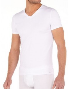 T shirt Col V Hom coton modal 2
