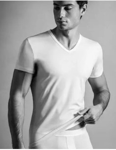 T shirt Hom Col V Coton Supreme