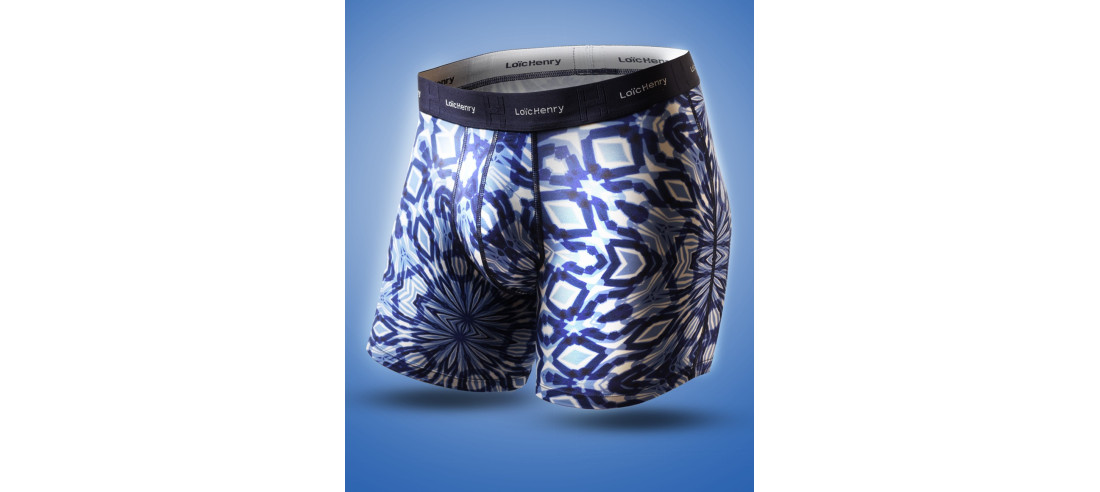 Boxer  imprimé Batik Loic Henry Tencel
