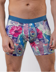 BOXER-Loic-Henry-Microfibre-imprimé-plumes 2