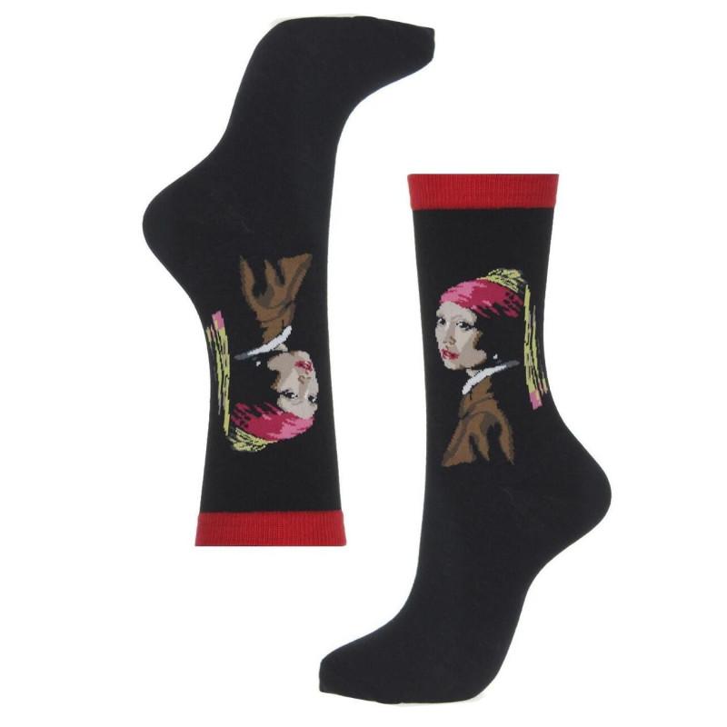Chaussettes Tableau La fille à la perle Johannes Vermeer