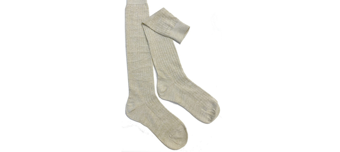 Mi-bas-cotes-fines-viscose-or-doré-lurex-entier