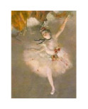Chaussette tableau l'apprenti danceuse Degas