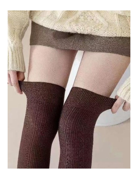 Jambières-LPC-coton-fines-cotes-coton-marron-détail-souple