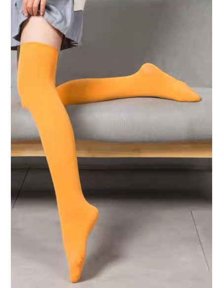 jambières-microfibre-lycra-jaune