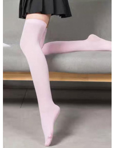 jambières-microfibre-lycra-rose