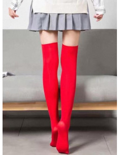 jambières-microfibre-lycra-rouge