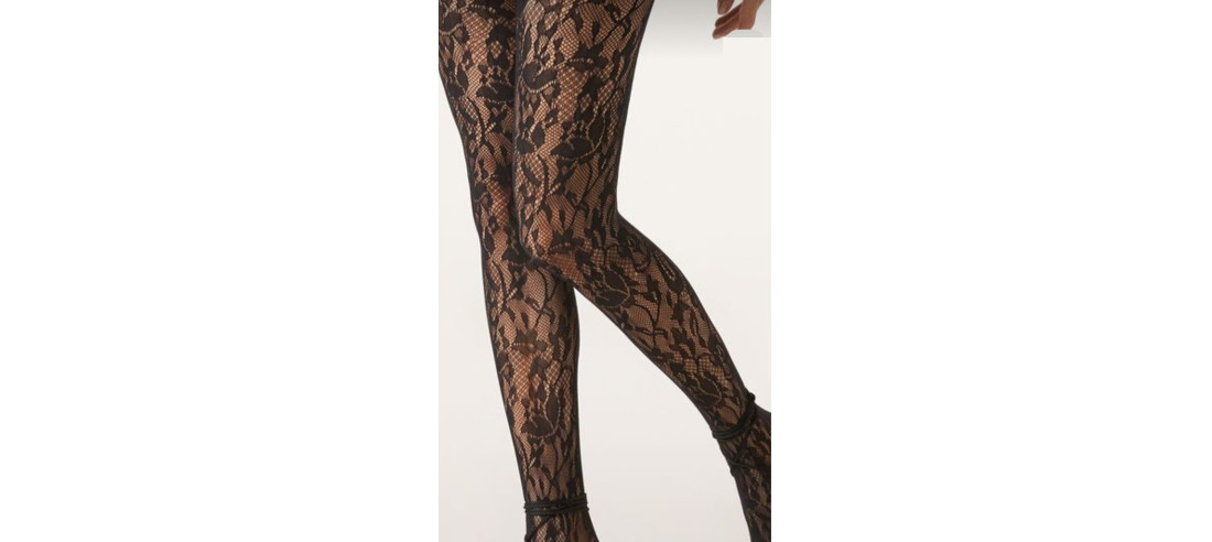 Collant  dentelle chic en fleurs Caprices