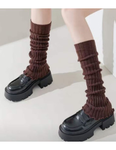 Guêtres-cotes-classique-Honey-carton-marron