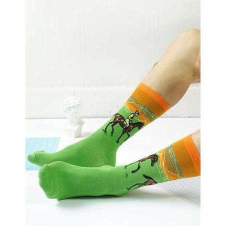 Chaussettes tableau Le Jockey de Marz