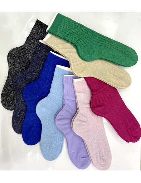 Chaussettes-coton-lurex-cotes-chics-assortiment