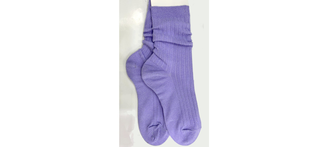Chaussettes-coton-lurex-cotes-chics-lilas