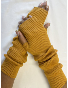 mitaines-longue-cotes-coton-cachemire-moutarde