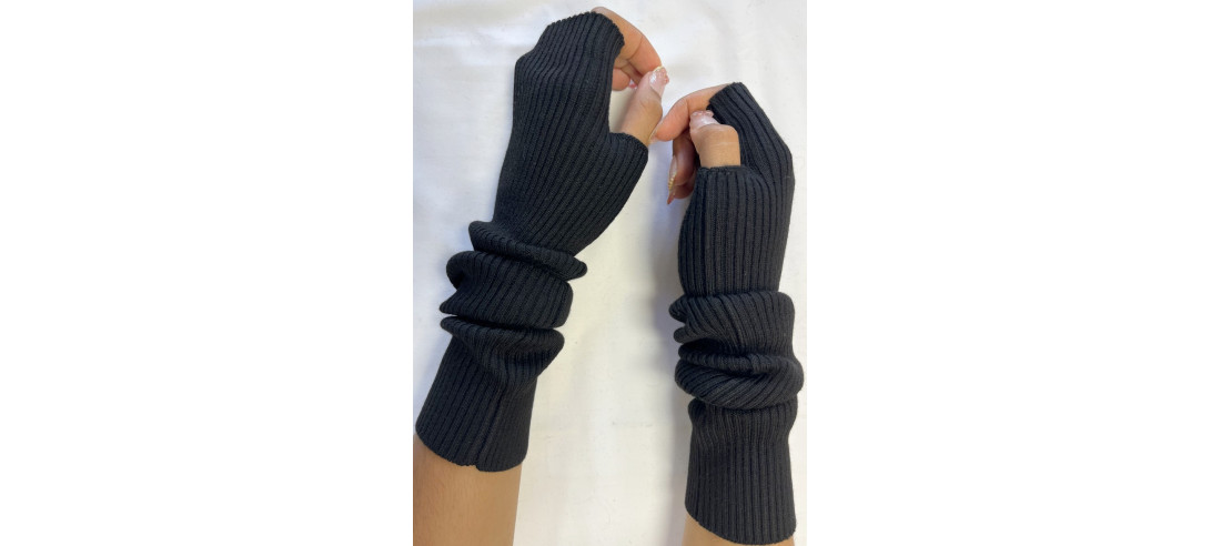 mitaines-longue-cotes-coton-cachemire-noir-ouvert