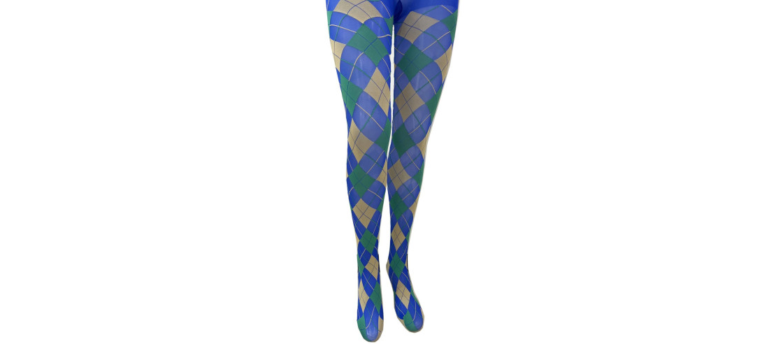 collant-Les-petits-caprices-argyle-bleu-royale-face