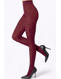 Collant Pierre Mantoux opaque Dots chics