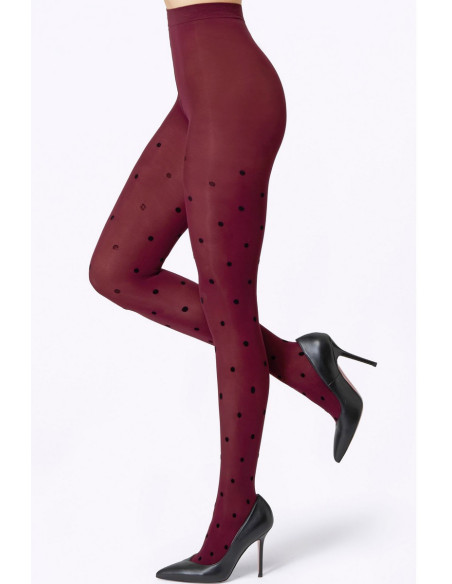 Collant Pierre Mantoux opaque Dots chics