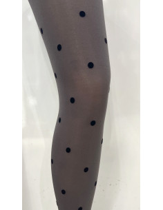 Collant Pierre Mantoux opaque Dots chics 2