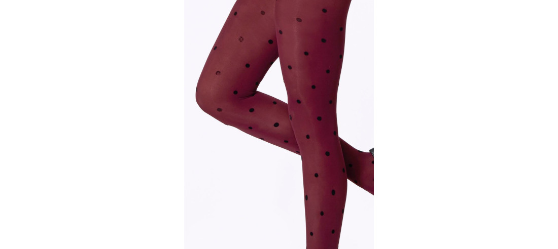 Collant Pierre Mantoux opaque Dots chics