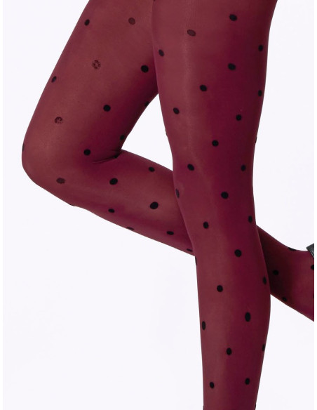 Collant Pierre Mantoux opaque Dots chics