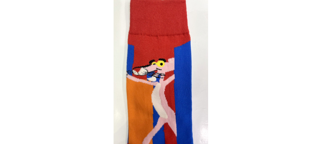 Chaussettes Panthère Rose strip Tease