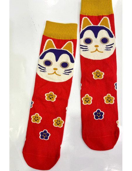 Chaussettes-Les-petits-caprices-Chat-Bouddhas-rigolos