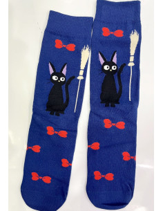 chaussettes-Les-petits-caprices-Ghibli-la chat-et-le-balai-de-kiki-la-sorcière
