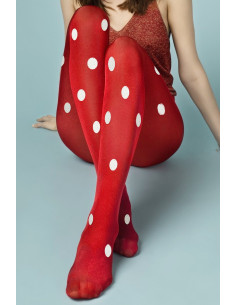 Collant-sakura-voilà-rouge-pois-blancs