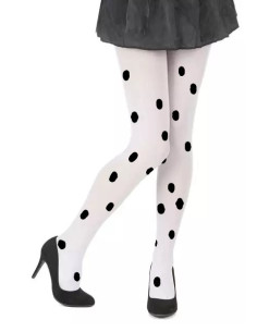 Collant-sakura-voilà-blanc-pois-noirs-profil 2