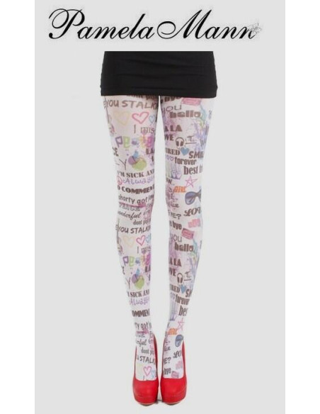 Collant Imprimé  Attitude Pamela Mann