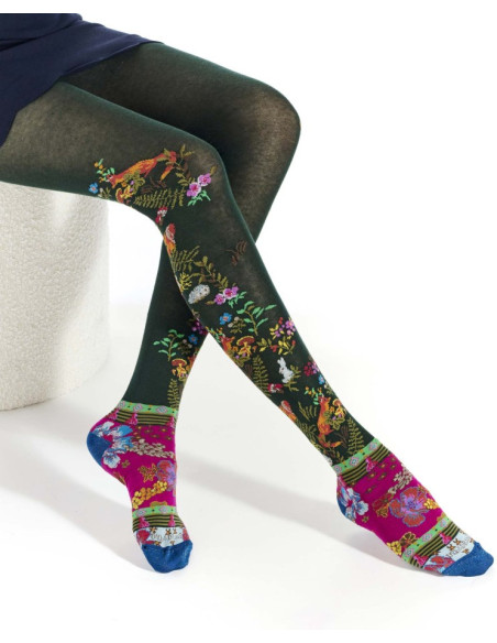 COLLANT-dub-et-drino-hiver-coton-drin714-silva-vert