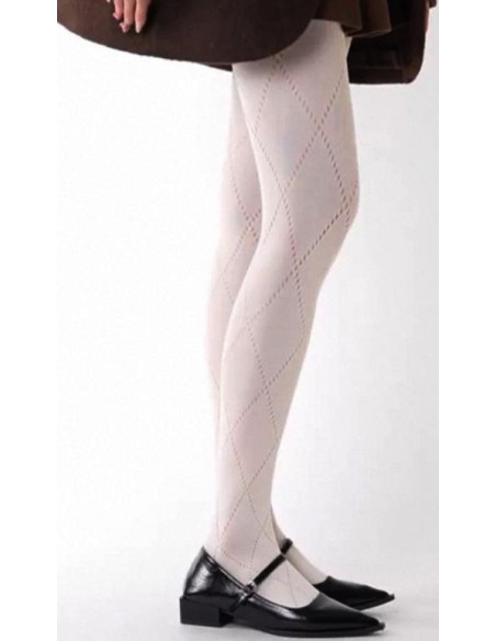 collant-losange-diamant-coton-laine-ivoire