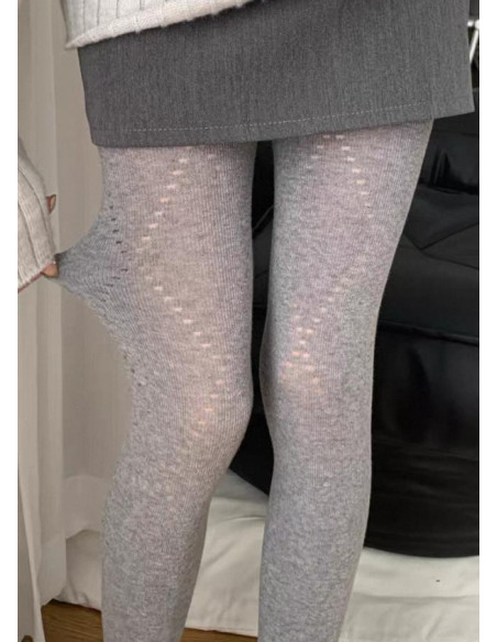 collant-losange-diamant-coton-laine-grise