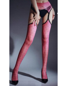 collant-porte-jarretelles-plumetis-rose-pois-noir