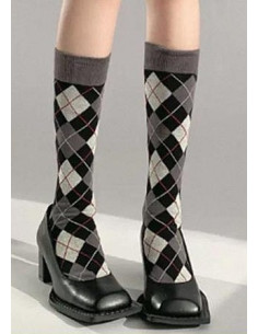MI-BAS-COTON-ARGYLE-noir-gris