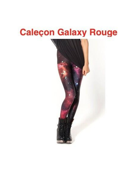 Caleçon Galaxie Brillant Rouge