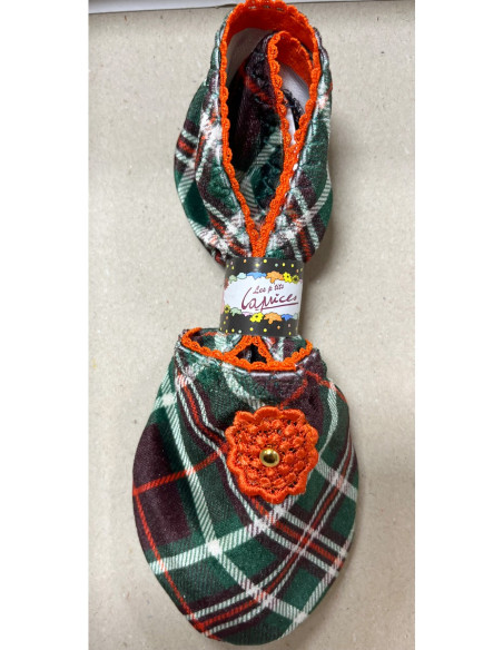 chausson-les-petits-caprices-velours-burbchic-orange