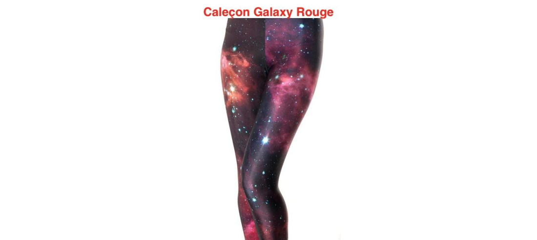 Caleçon Galaxie Brillant Rouge