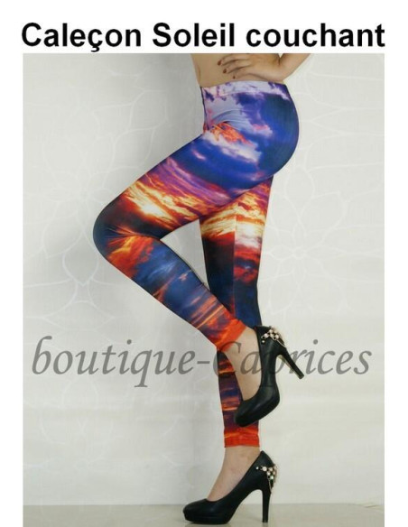 Caleçon lycra Brillant soleil couchant