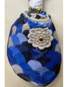 chausson-les-petits-caprices-velours-scale-cream-détail