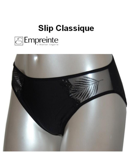 Slip invisible Empreinte Bettina Noir