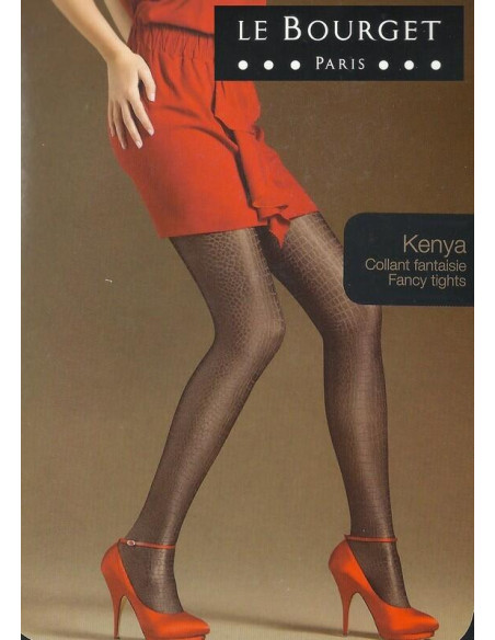 Collant Le bourget Kenya peau de serpent