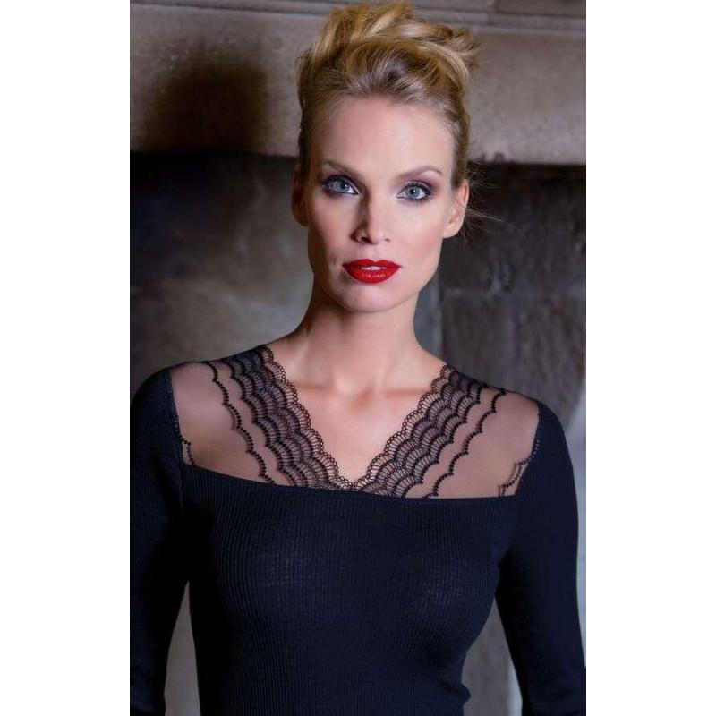 Chemise Moretta decolleté v Tulle