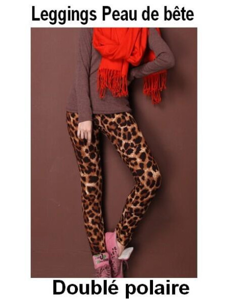 Caleçon doublé Léopard