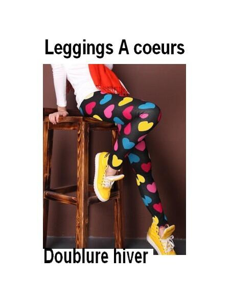 Caleçon Doublé Coeurs multicouleurs