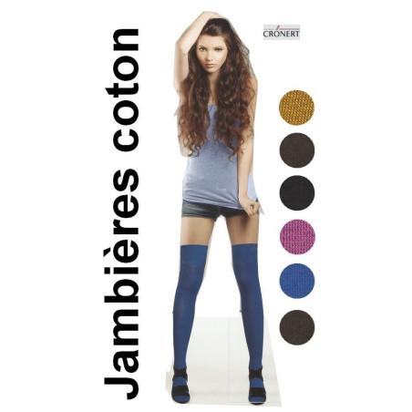 Jambière Cronert coton uni
