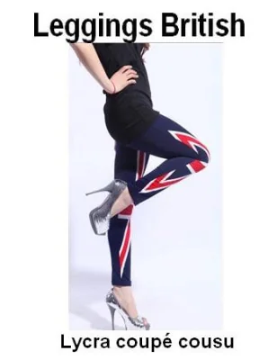 Legging British flag