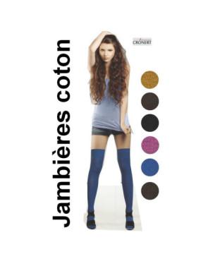 Jambière Cronert coton uni