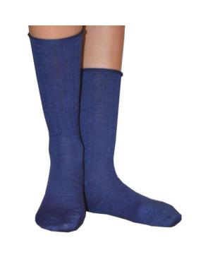 Chaussettes Cronert  Laine roulée Bleues
